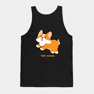 Fur Mama Corgi Tank Top